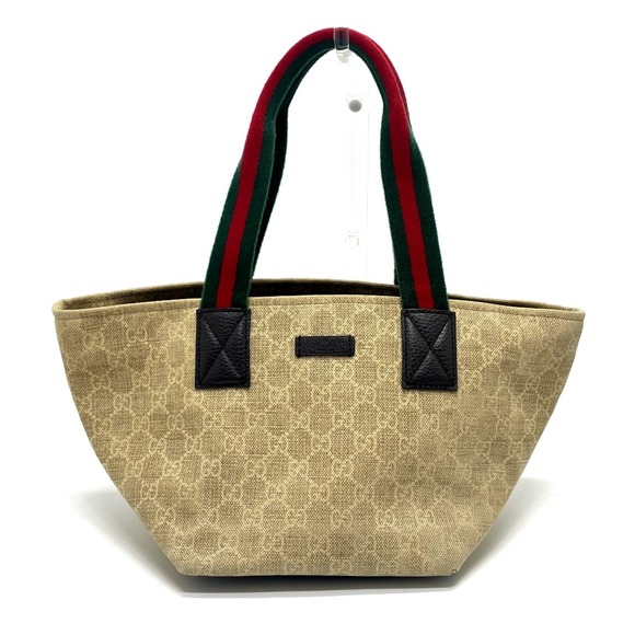 Gucci 374433 GG bag lunch tote Tote Bag Beige - Picture 1 of 10